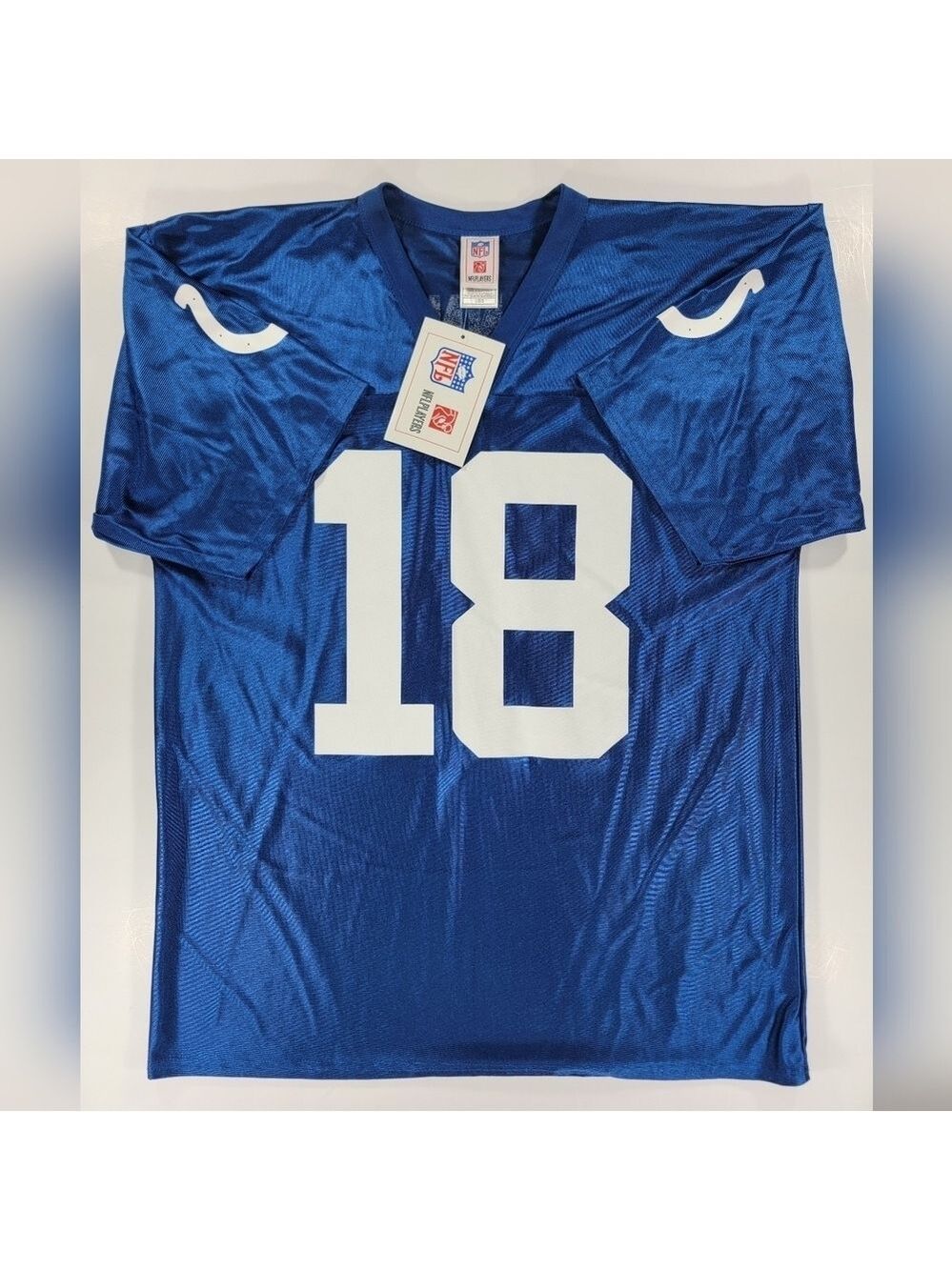 NWT Vintage NFL Players Indianapolis Colts Peyton Manning Jersey Blue #18 Large
